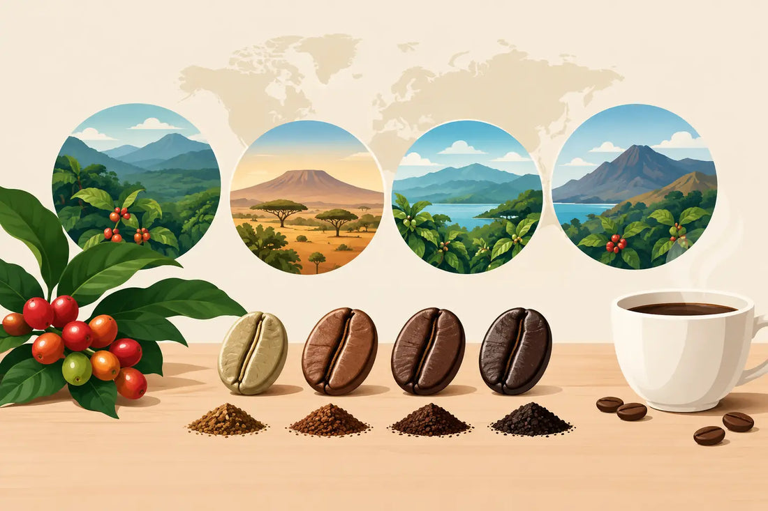 A Guide to Coffee Bean Origins and Flavor