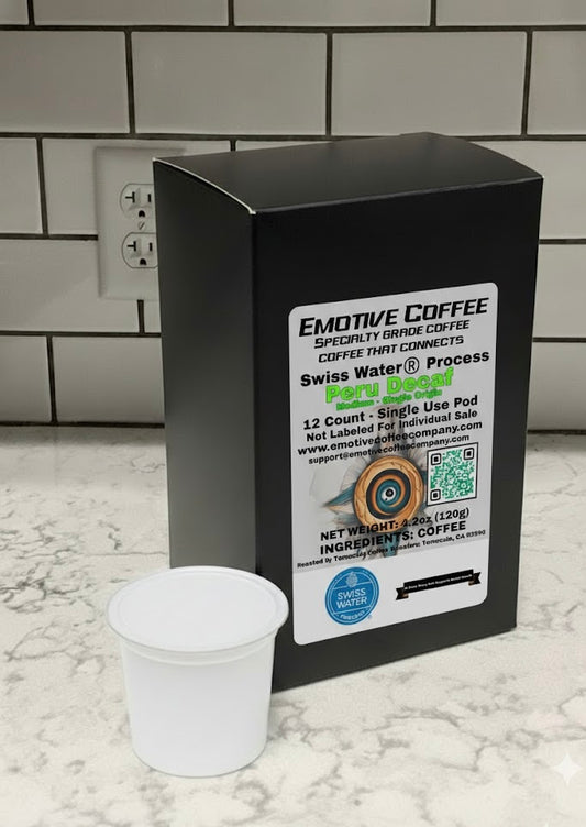 Peru Decaf - Single Use Pods - Emotive Coffee Company