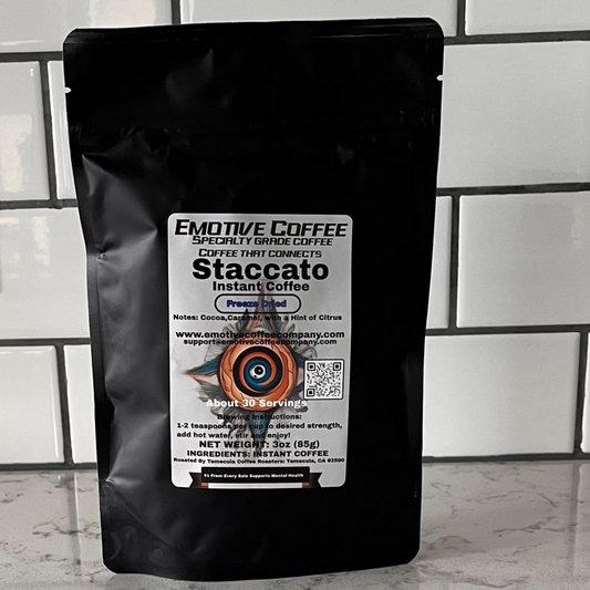 Staccato Instant Coffee - Emotive Coffee Company