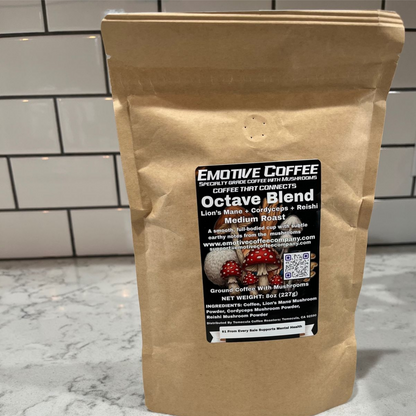Octave Blend Medium Roast (W/Mushrooms) - Emotive Coffee Company